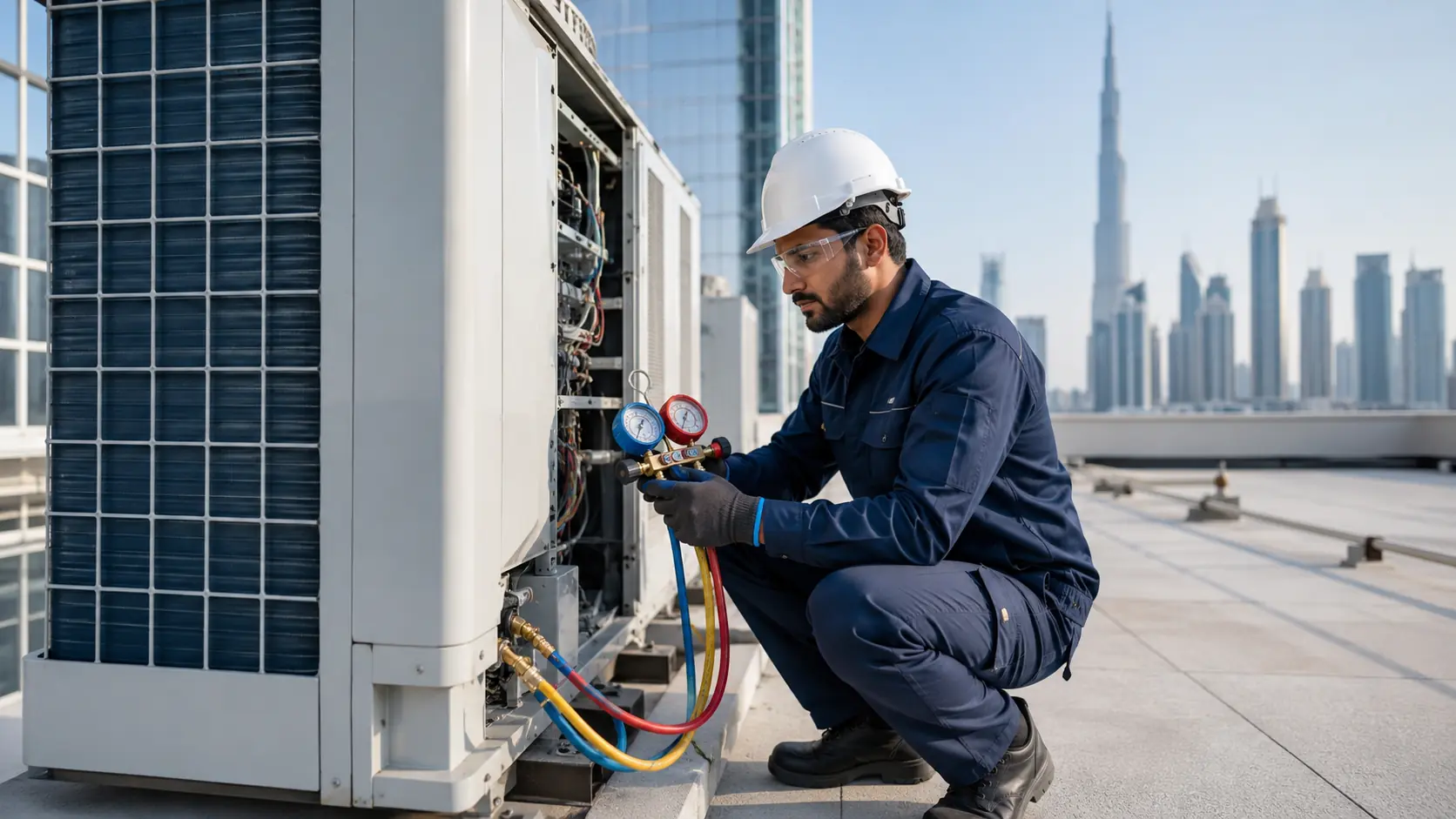Technical site visit and maintenance in Dubai