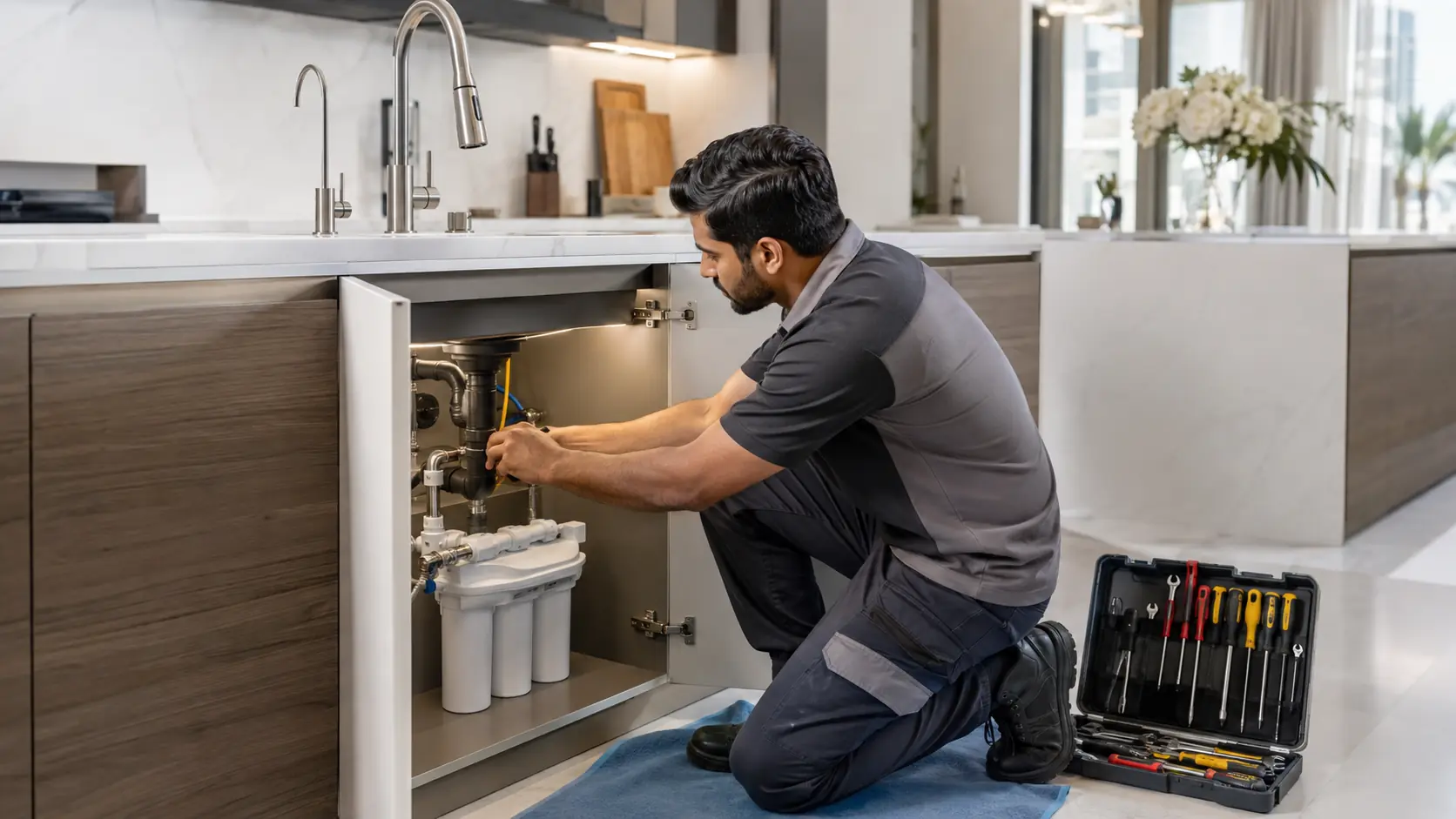 Plumbing maintenance service in Dubai