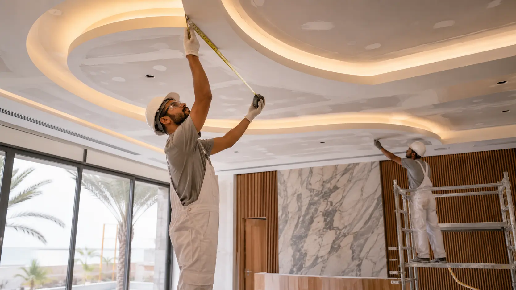 False ceiling and partitions Dubai
